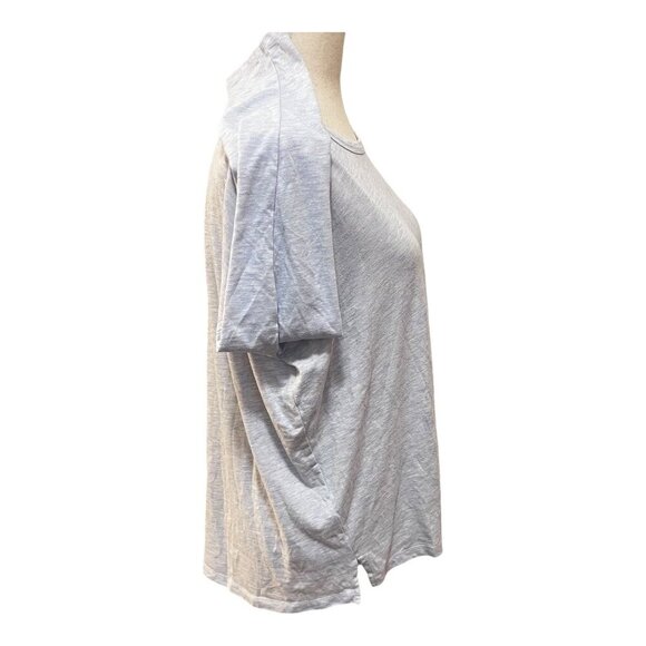 Lou & Grey Womens Blue Dolman Long Sleeve Crew Neck Top LARGE Casual Work - Picture 3 of 9